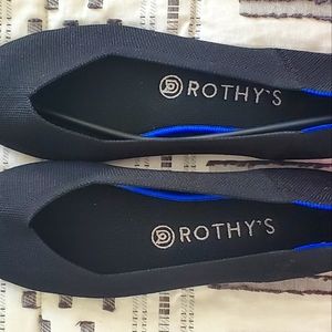 Rothy's solid black flats